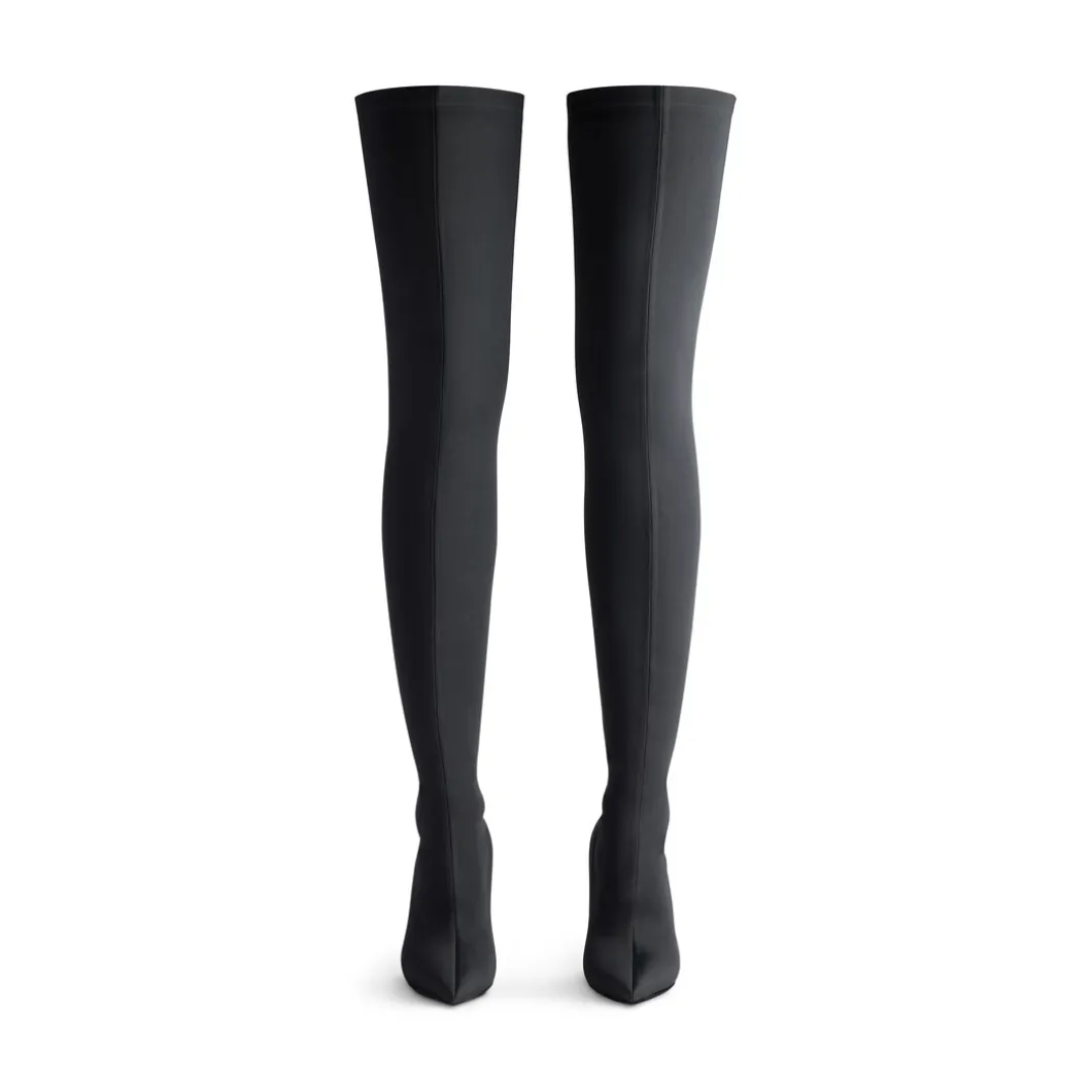 Stivali Knife 110 Mm Over-the-knee da Donna in Nero