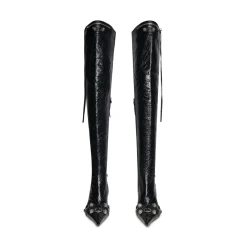 Stivali Over-the-knee Cagole 90 Mm  da Donna in Nero