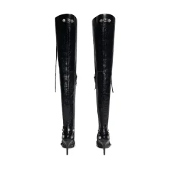 Stivali Over-the-knee Cagole 90 Mm  da Donna in Nero