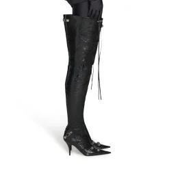 Stivali Over-the-knee Cagole 90 Mm  da Donna in Nero