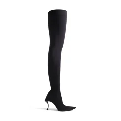 Stivali Sopra Il Ginocchio Hourglass 100 Mm  da Donna in Nero