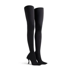 Stivali Sopra Il Ginocchio Hourglass 100 Mm  da Donna in Nero