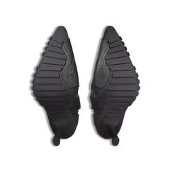 Stivali Sopra Il Ginocchio Biker 90 Mm da Donna in Nero