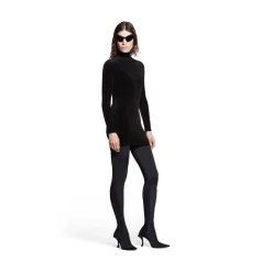 Stivali Sopra Il Ginocchio Hourglass 100 Mm  da Donna in Nero