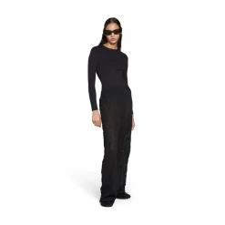 Sweatpants Mesh Baggy in Nero