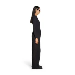 Sweatpants Mesh Baggy in Nero