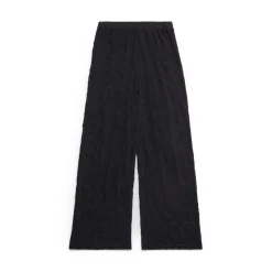 Sweatpants Mesh Baggy in Nero