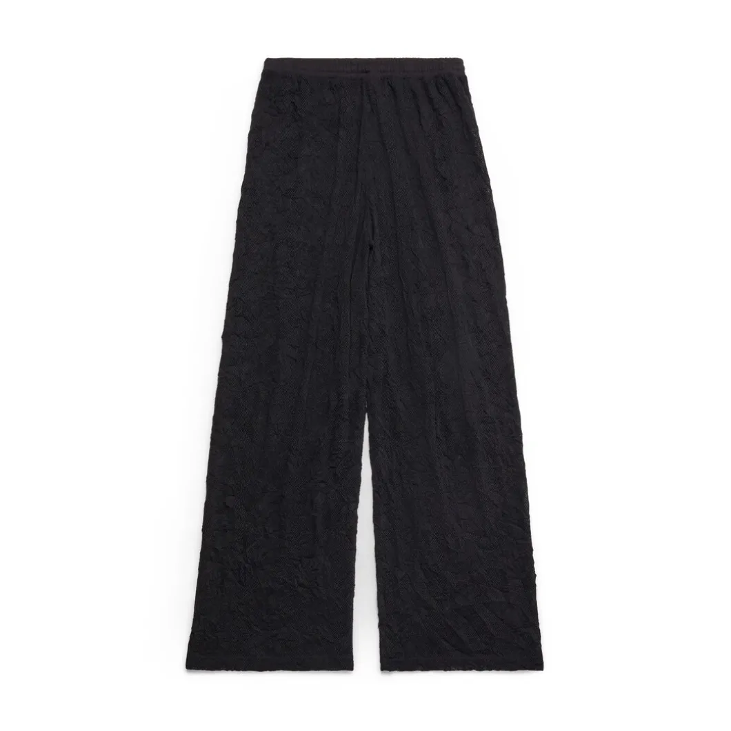 Sweatpants Mesh Baggy in Nero
