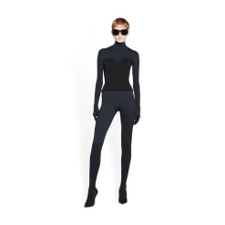 Top A Bustier da Donna in Nero