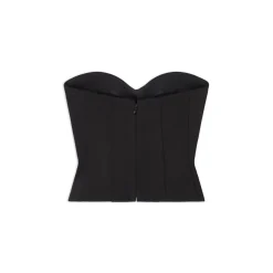 Top A Bustier da Donna in Nero