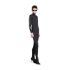 Top Activewear Sporty B da Donna in Nero
