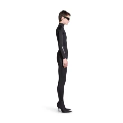 Top Activewear Sporty B da Donna in Nero