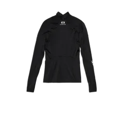 Top Activewear Sporty B da Donna in Nero