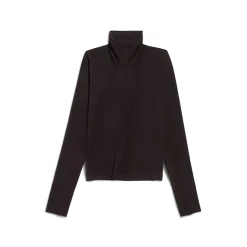 Top Dolcevita Bb Classic Balenciaga Aderente in Nero