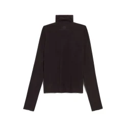 Top Dolcevita Bb Classic Balenciaga Aderente in Nero
