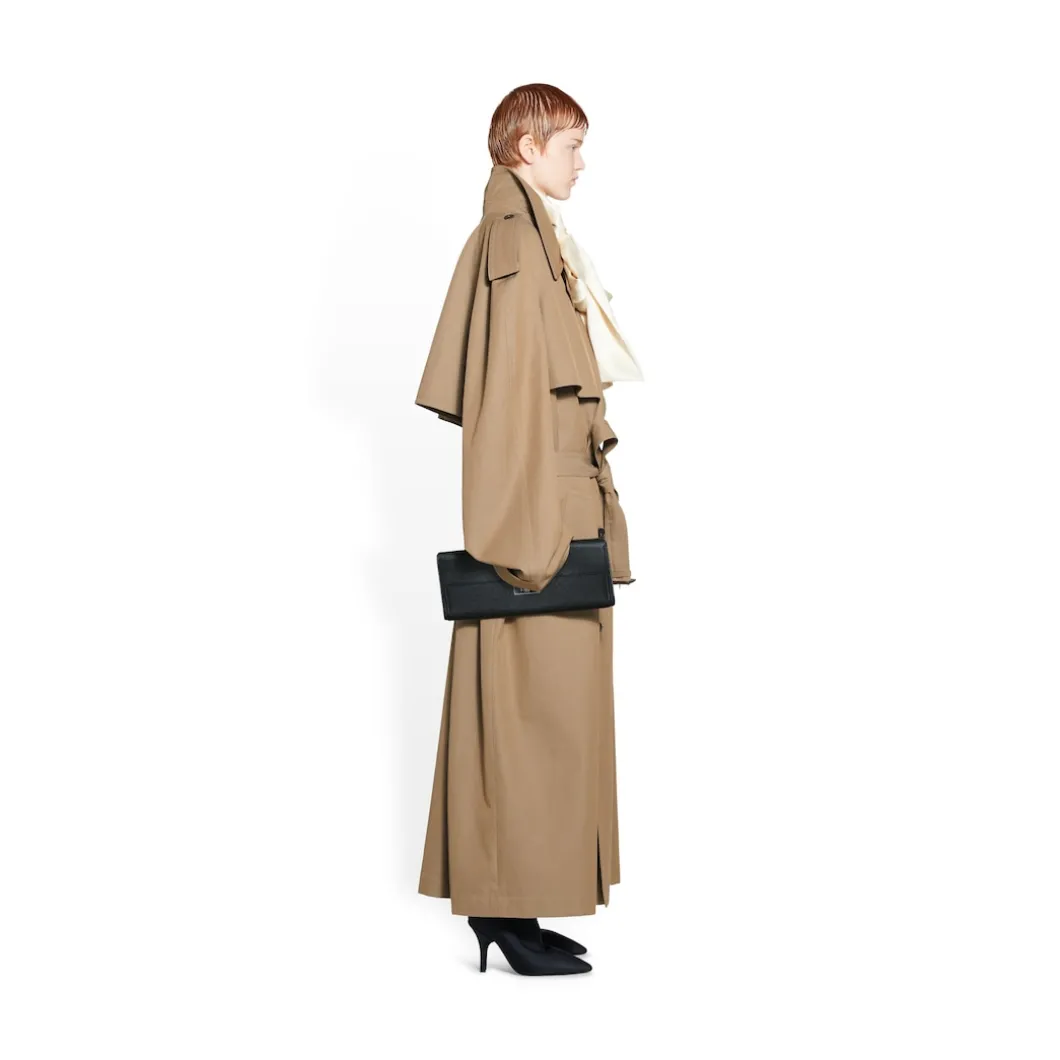 Trench Oversize da Donna in Beige