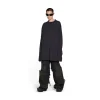 T-shirt A Maniche Lunghe Balenciaga Oversize in Nero D&eacute;lav&eacute;