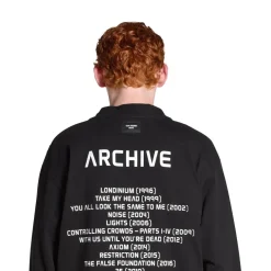 T-shirt A Maniche Lunghe Balenciaga Music | Archive Series Connected Medium Fit in Nero/bianco