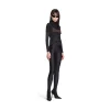 T-shirt Aderente Heavy Metal Small Fit da Donna in Nero D&eacute;lav&eacute;