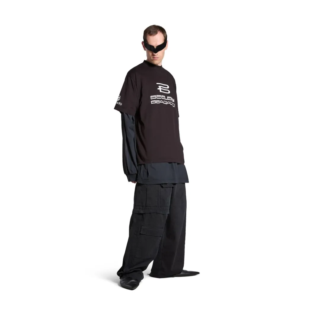 T-shirt Ai Generated Medium Fit in Nero