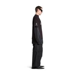 T-shirt Ai Generated Medium Fit in Nero