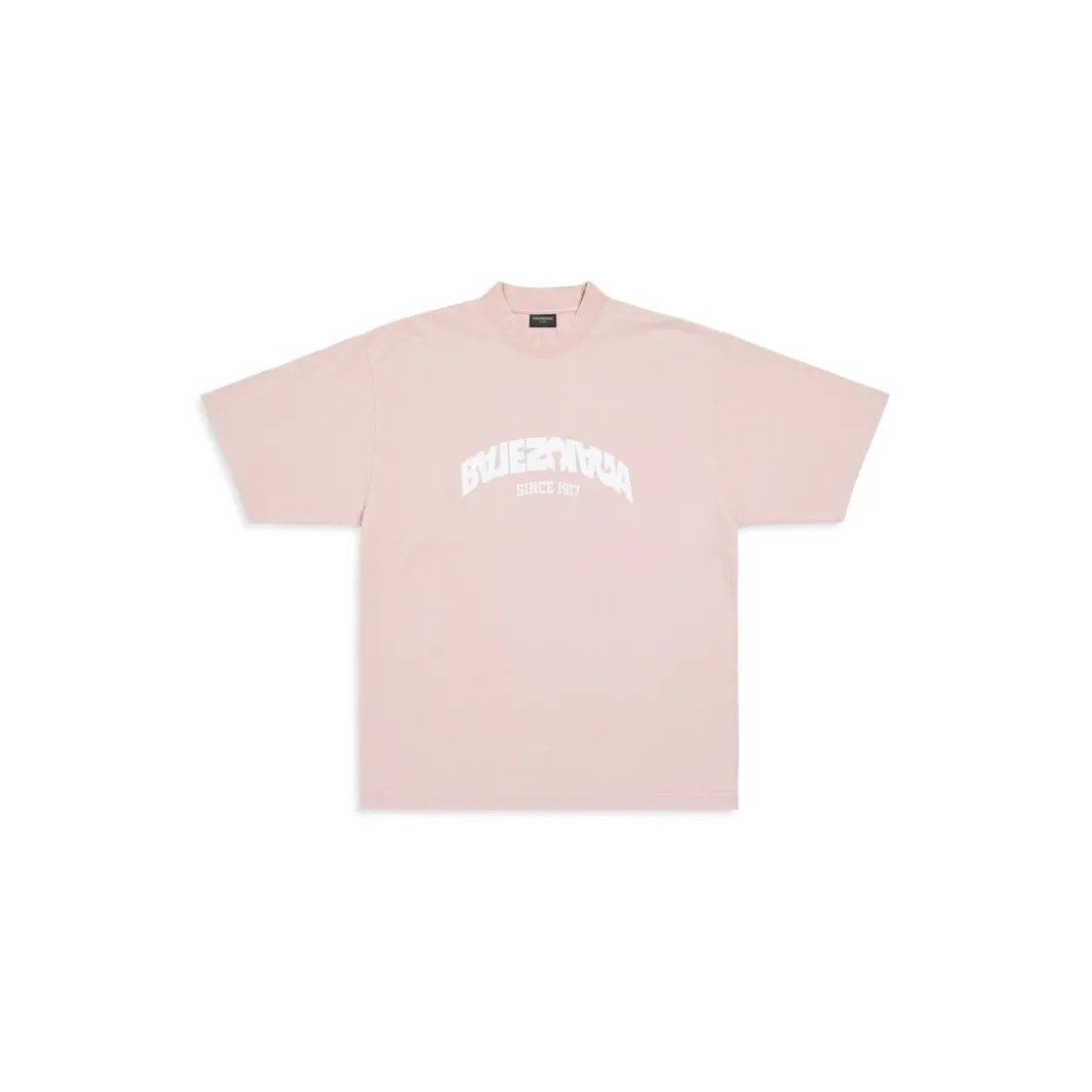 T-shirt Back Flip Medium Fit in Rosa Chiaro