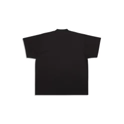 T-shirt Back Flip Oversize in Nero
