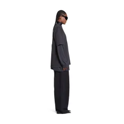 T-shirt Balenciaga Back Large Fit da Donna in Nero