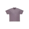T-shirt Balenciaga Back Medium Fit in Viola/grigio