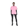 T-shirt Balenciaga Back Medium Fit da Donna in Rosa Fluo