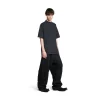 T-shirt Balenciaga Hand-drawn Medium Fit in Nero D&eacute;lav&eacute;