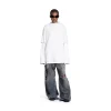 T-shirt Balenciaga Medium Fit in Bianco