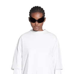 T-shirt Balenciaga Medium Fit in Bianco