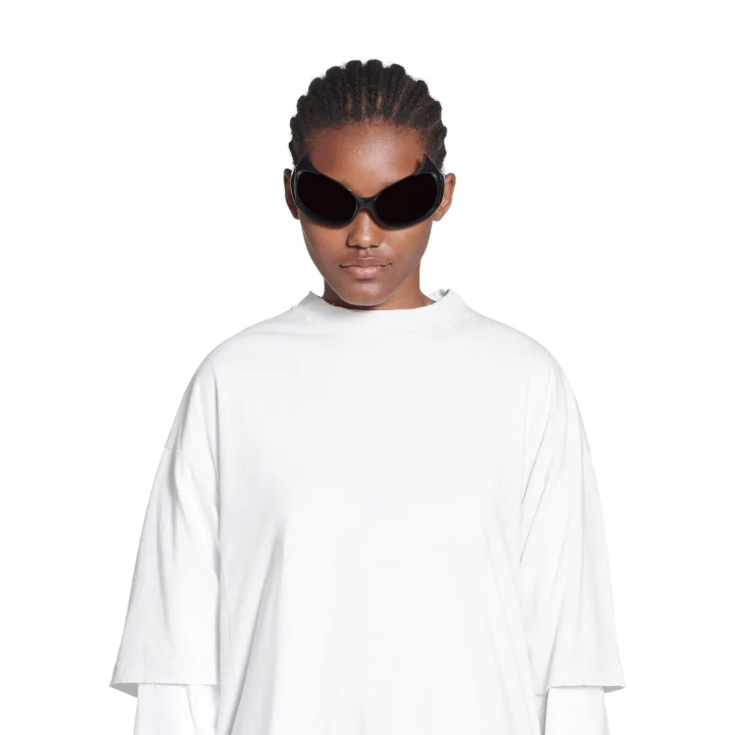 T-shirt Balenciaga Medium Fit in Bianco