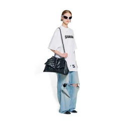 T-shirt Caps Boxy Fit in Bianco
