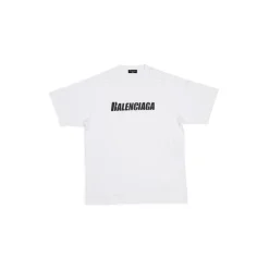 T-shirt Caps Boxy Fit in Bianco