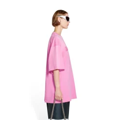 T-shirt Caps Boxy Fit in Rosa