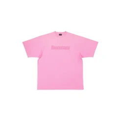 T-shirt Caps Boxy Fit in Rosa