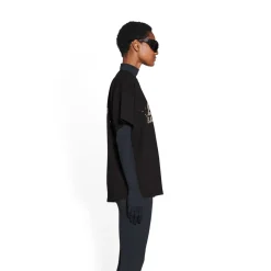 T-shirt Hand-drawn Bb Icon Medium Fit in Nero
