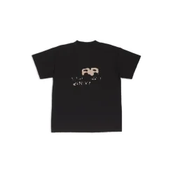 T-shirt Hand-drawn Bb Icon Medium Fit in Nero