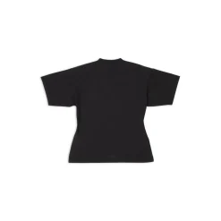 T-shirt Hourglass Bb Balenciaga Medium Fit da Donna in Nero