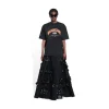 T-shirt Maison Balenciaga Medium Fit da Donna in Nero
