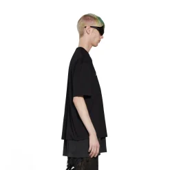 T-shirt Mirror Balenciaga Medium Fit in Nero