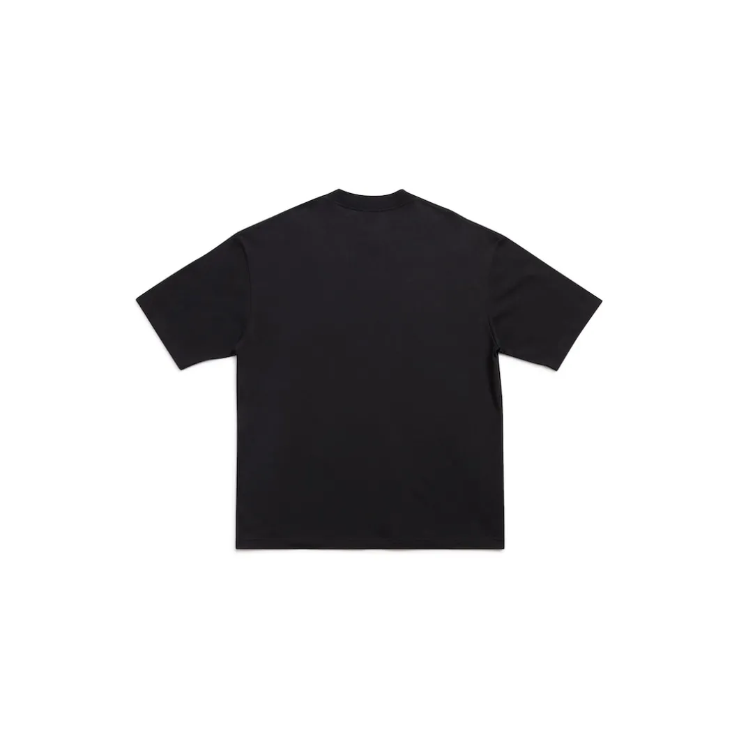 T-shirt Mirror Balenciaga Medium Fit in Nero