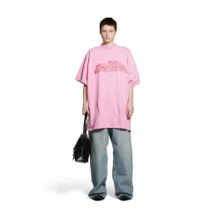 T-shirt Offshore Oversize in Rosa