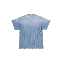 T-shirt Paris Moon Oversize in Blu