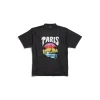 T-shirt Paris Tropical Medium Fit in Nero