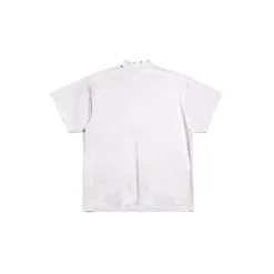 T-shirt Pierced Oversize in Bianco