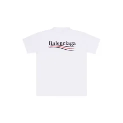 T-shirt Political Campaign Linea Stretta da Donna in Bianco