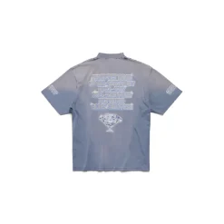 T-shirt Snbn Large Fit in Blu